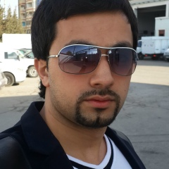 Xalid Rustem, Баку