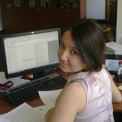 Зульфия Велахунова, 25.10, Алматы